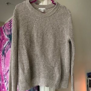 Tan knit sweater